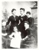 Julia M. Veach and daughters. Julia M. Veach sitting on left, L to R. Mary Ann, Julia Ellen 'Nellie', Mildred Amelia 'Millie', Sarah Elizabeth Grow (In white) sitting on right Maud Rose. Julia M. Veach and daughters. Julia M. Veach sitting on left, L to R. Mary Ann, Julia Ellen 'Nellie', Mildred Amelia 'Millie', Sarah Elizabeth Grow (In white) sitting on right Maud Rose.