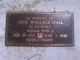 Jack Wallace Hall Gravestone Jack Wallace Hall Gravestone
