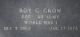 Roy C. Grow Headstone