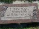 Susan Pearl Johnson Headstone